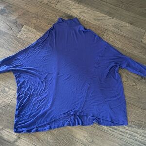 Free People mock turtleneck oversized top